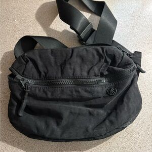 Athleta Classic Black Crossbody Bag